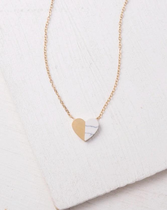 Sweetheart Necklace in Gold