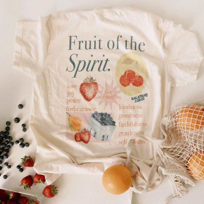 Fruit of the Spirit Graphic Tee - Christian Clothing  - Galatians 5:22-23