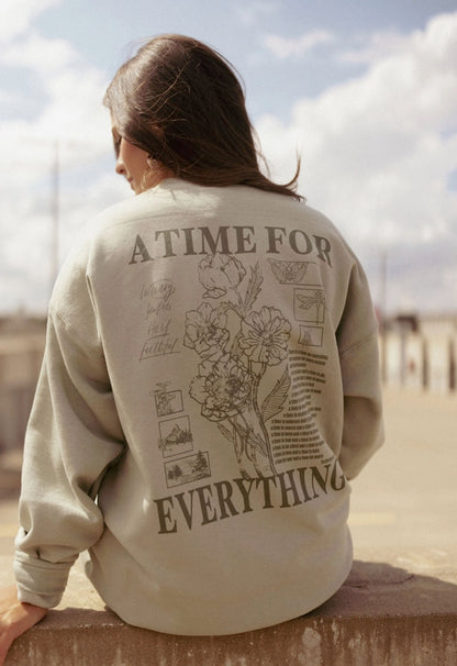 A Time for Everything Sweatshirt - Christian Apparel -  Ecclesiastes