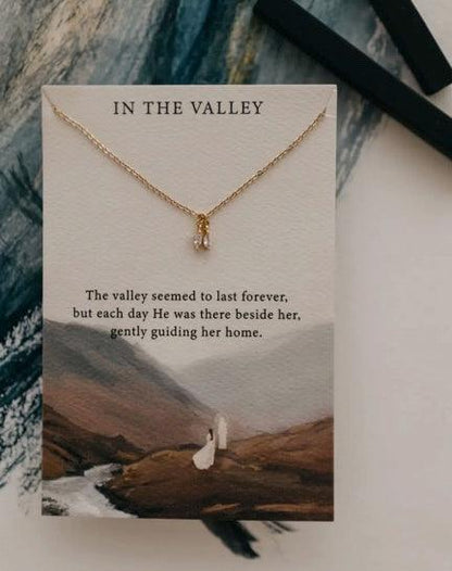 In The Valley Necklace - Psalm 23:4 - Made in USA - Kin Trading Post